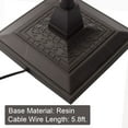 thumbnail image 5 of Tiffany Floor Lamp 16" Wide Mission Style Stained Glass Standing Lamp, 5 of 7