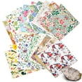 thumbnail image 4 of 20 Pack Vintage Flower Napkins, Assorted Toile Paper for Collage, Cocktail Party Decor, Gift Wrapping, 6.5 Inch Multicolor Designs, 4 of 6