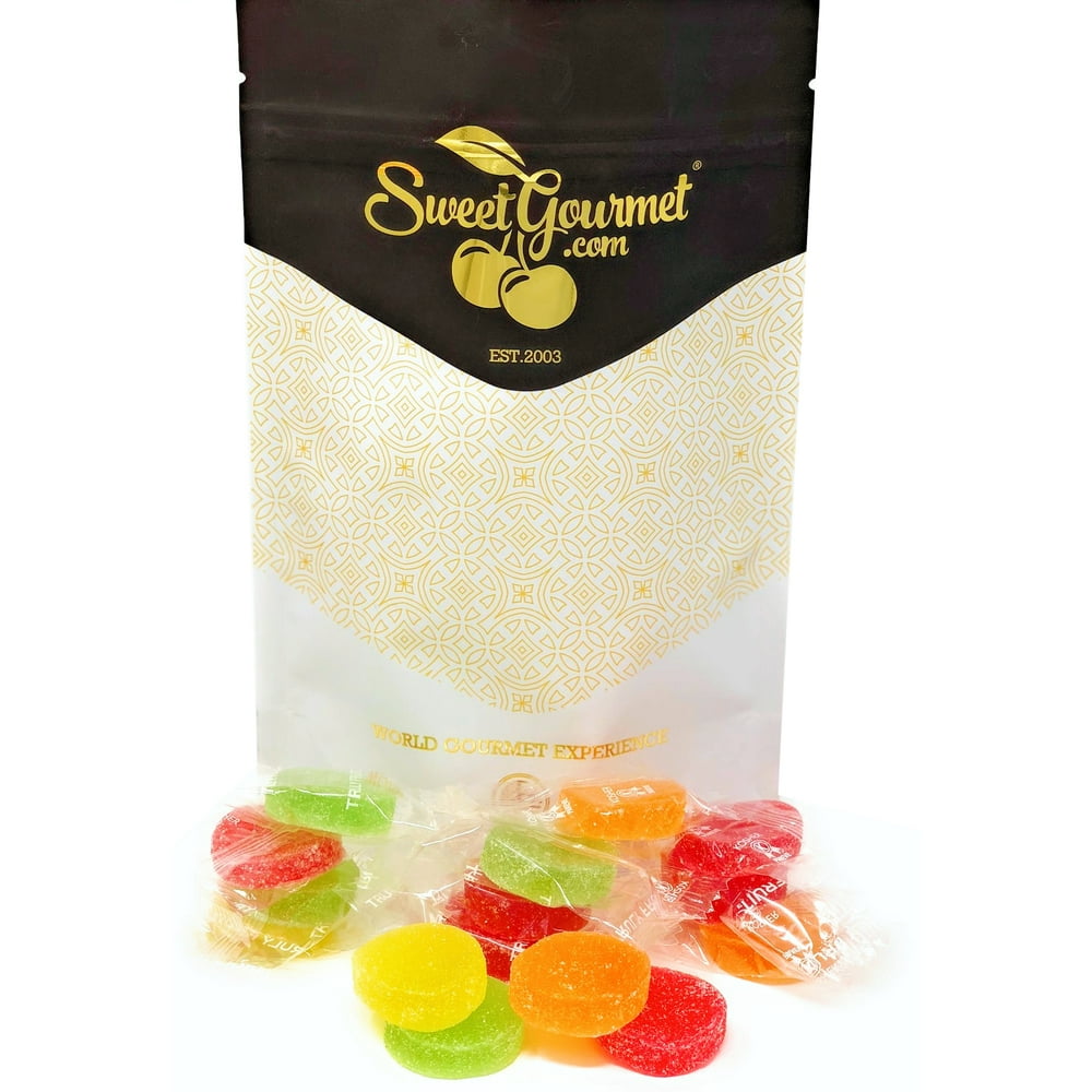 Truly Fruit Wrapped Soft Jells Assorted Fruits Kosher Candy Fruit