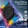 thumbnail image 5 of For Samsung Galaxy Tab A11 Plus 5G 2025/A9 Plus 5G/A9+ 2023 11 Inch with HD Screen Protector & Shoulder Strap,Heavy Duty Military,360°Rotating Stand Case for Kids, 5 of 7