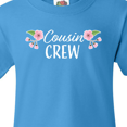 thumbnail image 4 of Inktastic Cousin Crew with Flowers Youth T-Shirt, 4 of 5