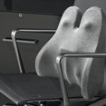 thumbnail image 3 of Cojín de asiento de espuma viscoelástica Sunnimix con correa antideslizante Gris claro, 3 of 8