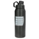 thumbnail image 1 of Botella de agua de metal de 1000 ml, acero inoxidable 304, con aislamiento térmico, portátil, color negro, 1 of 14
