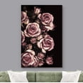 thumbnail image 3 of Aaheei Canvas Print Wall Art Bouquet of Washed Out Pink Roses Floral Botanical Photography Realism Chic Closeup Colorful Multicolor Ultra for Living Room, Bedroom, Office, 3 of 3