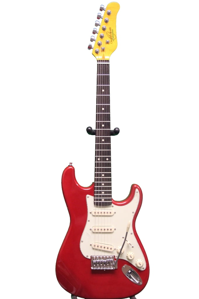 Oscar Schmidt by Washburn 3/4 Size Electric Guitar, Tremelo, Metallic