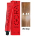 thumbnail image 4 of Schwarzkopf Professional Igora Royal Permanent Hair Color Creme Dye, 8-65 Light Auburn Blonde, 2.1 oz, 4 of 4