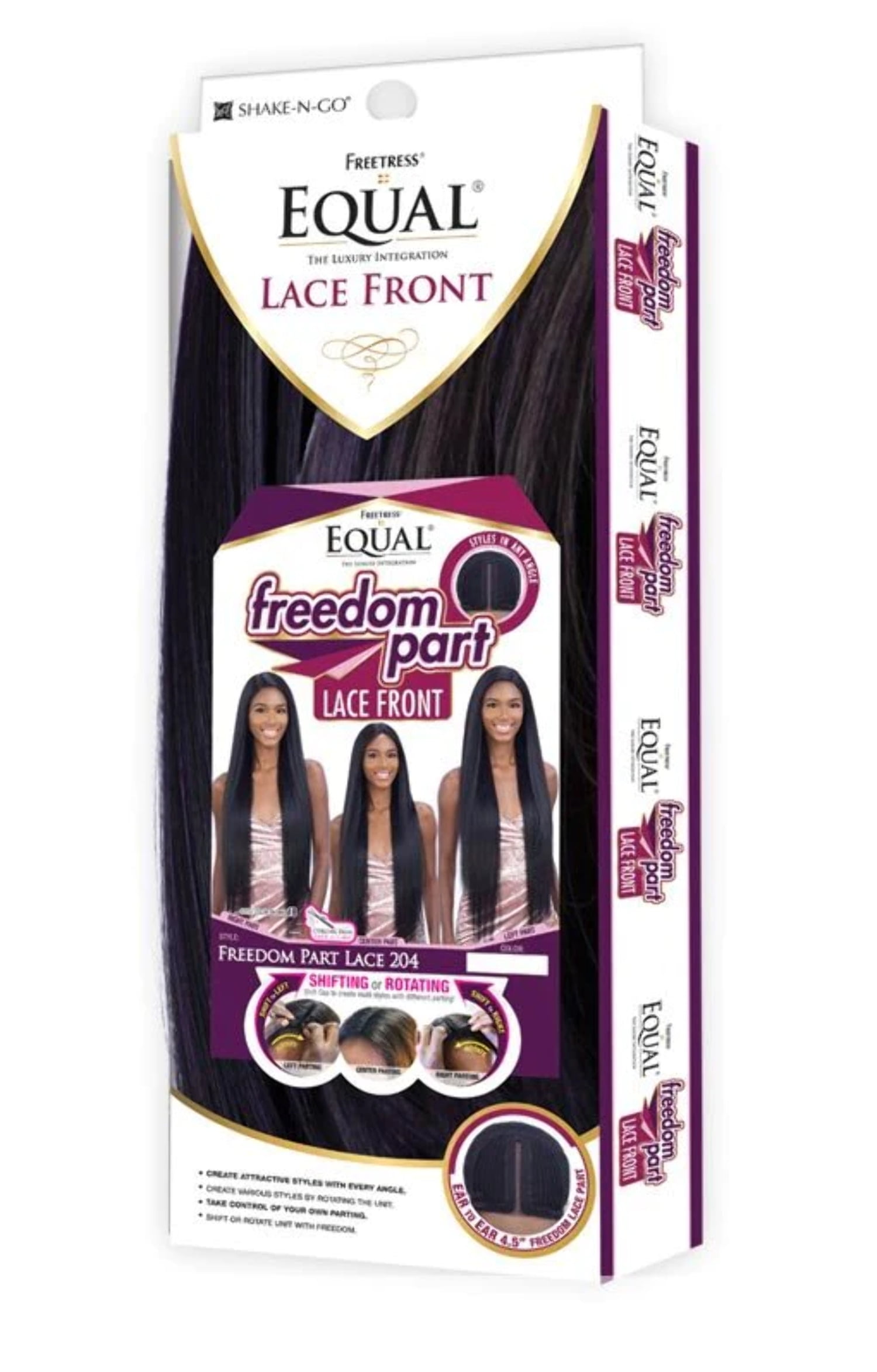FreeTress Equal Synthetic Hair Lace Front Wig Freedom Part 204 OT30 Walmart