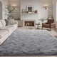 thumbnail image 1 of Alfombra LòutiRoot Home, gris claro, 180 x 270 cm, esponjosa y antideslizante, 1 of 8
