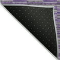 thumbnail image 3 of Addison Rugs Chantille Indoor/Outdoor Transitional Stripes Purple Washable Rectangle Rug, 9' x 12', 3 of 6