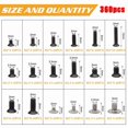 thumbnail image 2 of 300/360Pcs винты для ноутбука M2 M2.5 M3 KM Screw Flat Head Phillips Screws Laptop Notebook Screws Set Kit For Computer Glasses, 2 of 9