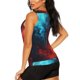thumbnail image 3 of Fotbe Red And Blue Fire Blusas Sin Mangas para Mujer – Estilo Casual, Corte Suelto, Slim-Fit, Cuello Redondo Deportivo, Tops de Verano para Gimnasio y Yoga-XX-Large, 3 of 7