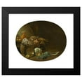 thumbnail image 2 of Jan Olis 24x20 Black Modern Framed Museum Art Print Titled - A Kitchen Still Life of a Hare, a Mallard, Artichokes, Cabbage, Pears, a Fish on an Earthenware Platter, and Pots and Pans, 2 of 5
