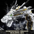 thumbnail image 2 of Bloques De Construccion HIGH GODO 13003 Dragon Mecanico Blanco 1485 Piezas, 2 of 5