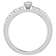 thumbnail image 4 of Diamond Engagement Rings For Women GIA Certified Pear Cut Solitaire Diamond Ring 14K White Gold 1.00 Carat (J,SI), 4 of 6