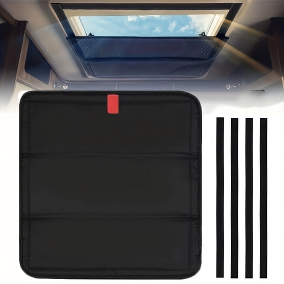 THOPBPRK Magnetic RV Window Shade 16x16in Foldable Sunshade for Camper Door - Waterproof Privacy Curtain for Travel Trailer, Motorhome & RV Accessories Decor