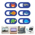 thumbnail image 4 of Shisuyan Couverture de Webcam de Sécurité Couleur Assortie 6 Pcs Forme Rectangulaire 0.7x0.4in, 4 of 8