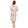 thumbnail image 6 of JEFFRICO Womens Nightgowns Sleepwear Soft Pajama Dress Nightshirts, 6 of 9