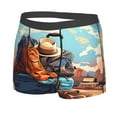 thumbnail image 5 of Goofa Colorful Travel Luggage Gear Printed Men's Boxer Briefs Underwear, Moisture-Wicking Underwear, Trunk,Soft and Breathable Cotton Underwear-X-Large, 5 of 9