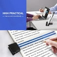 thumbnail image 2 of Desktop Document Holder Stand with 7 Adjustable Positions,File Organizer Management Copyholder for Typing Speech Reading,1 x Desktop Document Holder Stand,Black, 2 of 8