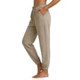 thumbnail image 3 of Likimi Womens Pants With Pockets High Waist Solid Color Straight Leg Casual Comfort Trousers Khaki Size S, 3 of 5