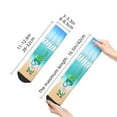 thumbnail image 2 of Uemuo Hello Summer Gnome 1 Printed Crew Socks, Moisture-Wicking Socks, Athletic Socks for Men Breathable Cushion Socks Casual Sport Socks for Running Traveling, 2 of 6