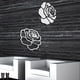 thumbnail image 4 of Laklulu Rose PS espejo pegatinas de pared pegatinas de espejo decorativas para sala de estar, 4 of 5