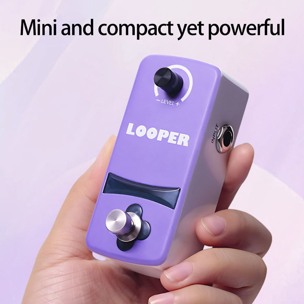 Small Guitar Effect Looper Ideal for Traveling Musicians and Loop Recording