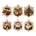 thumbnail image 2 of Christmas Pearl Diamond Art Painting Fridge Magnets Kit 6 Pcs, DIY Mosaic Crystal Refrigerator Decorative Magnet Art Sets for Adults, Holiday Craft Kit for Home Decor & Gifting, 2 of 7