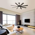 thumbnail image 5 of 66 inch Ceiling Fan with Lights, Remote and APP Smart Control, 3-Speed, 8 Fan Blades, Modern Home Fan and LED Light 2-in-1 Design, for Living Room, Bedroom, Dining Room, 5 of 9