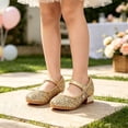 thumbnail image 2 of Girls Sandals Dress Shoes for Kids Heels Party Performance Glitter Non Sole Toddler Jellies Slides for Big Kids Slides Youth Girls Jelly Sandals for Baby Girls Slide Girls Baby Girl Sandals, 2 of 8