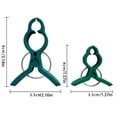 thumbnail image 2 of Haidf 20Pcs Plant Clips for Climbing Plants, Reusable Garden Clips for Supporting Plant Stems, Stalks and Vines, Gentle Plant Support Clips for Trellis, Bamboo Stakes and Tomato Cage, 2.4", Green, 2 of 8