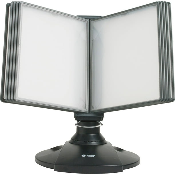 Business Source, Deluxe Catalog Display Rack, 1 / Each, Black