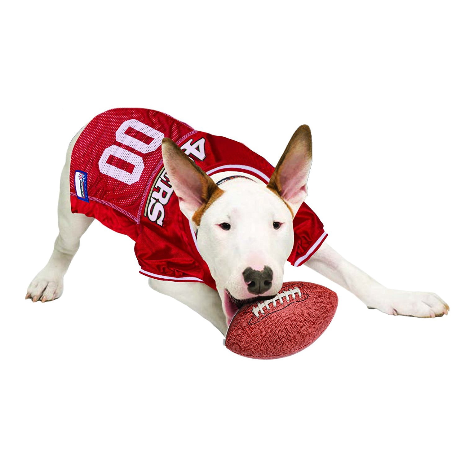 Pets First NFL San Francisco 49ersLicensed Mesh Jersey for Dogs and Cats - Extra Small
