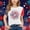Multicolor, variant on Fatuov Kids Independence Day Tops Patriotic Breathable Graphic Tee for Children Short Sleeve Fourth of July USA Flag Print Round Neck Summer Tshirt 3-15 Years