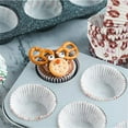 thumbnail image 5 of Leodye Christmas Cupcake Liners, Standard Size Xmas Design Holiday Baking Cups, Paper Muffin Cups for Christmas Parties, Holiday Decoration & Treats, Cupcake Wrappers, 5 of 8