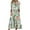 Green, variant on Summer Dresses for Women 2025 Plus Size Short Sleeve V-Neck Maxi Dress with Pocket Sundresses for Women Beach Fashion