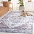 thumbnail image 4 of Safavieh Arizona Goddard Medallion Machine Washable Area Rug, Gray/Ivory, 5' x 8', 4 of 12