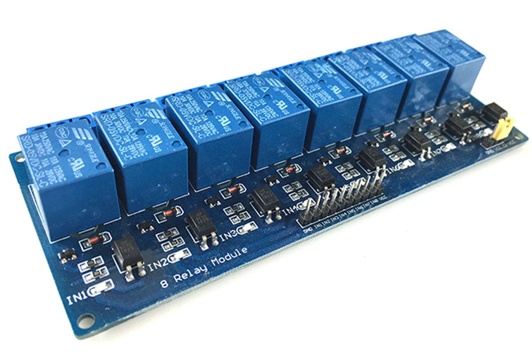 5V 8 Channel Light LED Relay Module for Arduino PIC ARM DSP AVR Raspberry Pi 