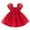Red, minnie mouse, variant on Disney Minnie Mouse Square Neck Pleated Dress Toddler to Big Kid