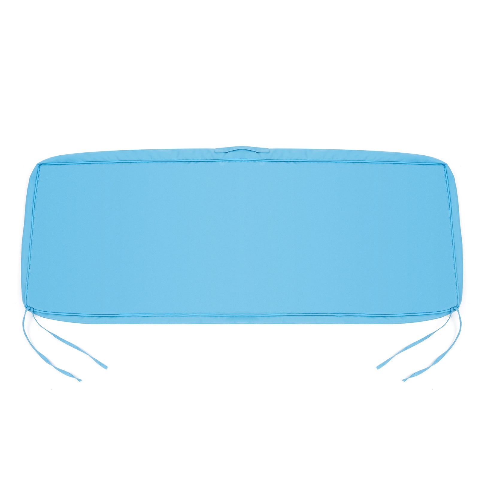 Outdoor Bench Cushion 48x18x3 Inch - Waterproof Patio Furniture Cushion With Straps, Navy Blue 7 thumbnail image