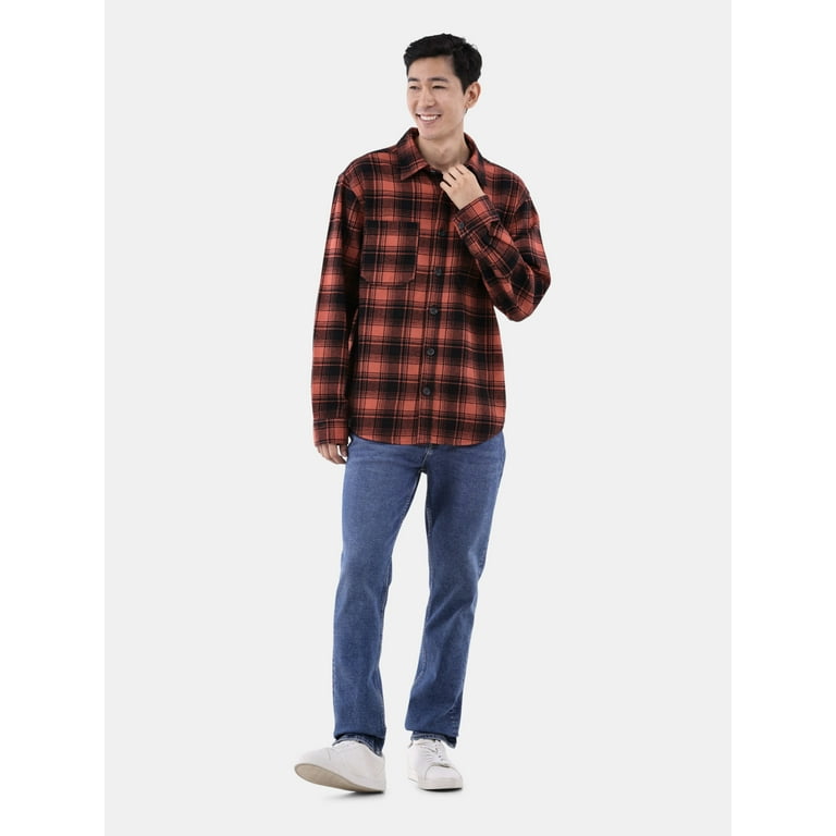新品 Brahma Men's Work Flannel Shirt with Long Sleeves, Sizes S ミュージシャン