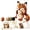 C, variant on Handmade Crochet Craft Set Animal Hood Hat DIY Crochet Kit All‑In‑One Handcraft Set for Beginner Crafters Adults Fall Winter Hand‑Making Hobby Project