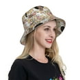 thumbnail image 5 of Kll Groovy Disco Bucket Hat for Women Men Packable Travel Beach Sun Hat Outdoor Rave Accessories Reflective Fisherman Cap, 5 of 6