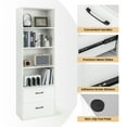 thumbnail image 6 of Costway 6-Tier Tall Bookshelf Freestanding Modern Bookcase White Storage Cabinet, 6 of 10