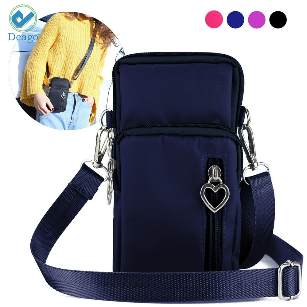 Deago Roomy Pockets Series Small Crossbody Bags Phone Purse Wallet