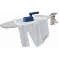 thumbnail image 4 of Pull Out Ironing Board, 31.5x13.4In Retractable Hidden Ironing Board Closet, 90°Swivel Closet-Embedded Steel Ironing Board with Heat-Resistant Ironing Board Cover, 4 of 9