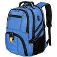 thumbnail image 1 of Mochila de viaje YOREPEK extra grande, 50 L, resistente al agua, 17 pulgadas, 1 of 9