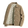 thumbnail image 1 of MKLEKYY Plus Size Winter Jacket New Corduroy Men's Jackets Winter Cott On Thickened Version, 1 of 3