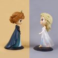 thumbnail image 3 of Q Posket-figura de princesa Elsa y Anna de , juguetes modelo GK, adorno de pastel, muñecas, regalos de decoración del hogar, regalos de Navidad, 15CM, 3 of 4