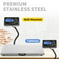 thumbnail image 5 of VEVOR 1100LBS Digital livestock Scale Animal Platform Scale 110x52cm Large Dog Scale Electronic Postal Shipping Scale Pet Vet Scale with LCD Screen Display, 5 of 8